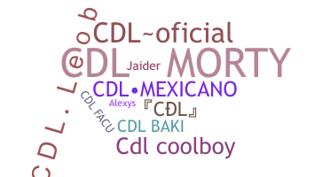 별명 - CDL