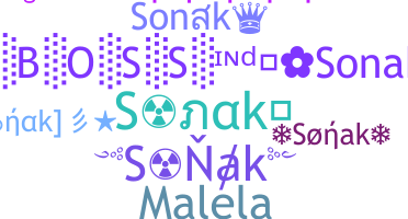 별명 - Sonak