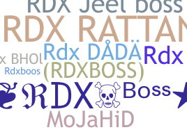 별명 - Rdxboss