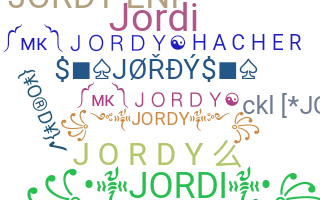 별명 - Jordy
