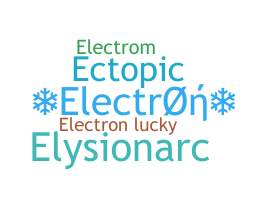 별명 - electron