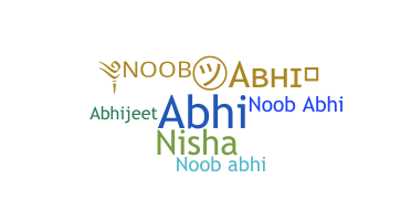 별명 - Noobabhi