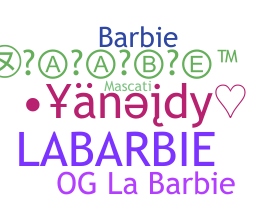 별명 - Labarbie