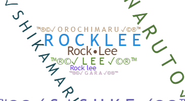 별명 - rocklee