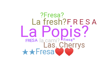 별명 - Fresa