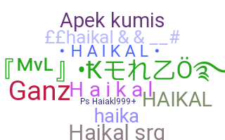 별명 - Haikal