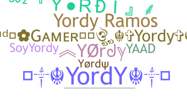 별명 - Yordy