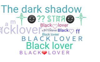 별명 - blacklover