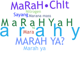 별명 - Marahya