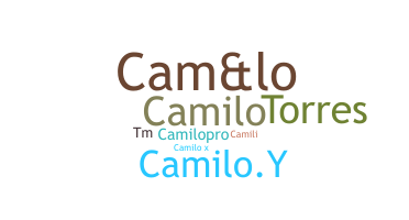 별명 - CamiloX