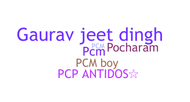 별명 - pcm