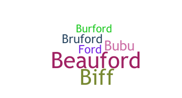 별명 - Buford