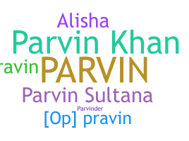 별명 - Parvin
