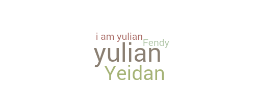별명 - Yulian