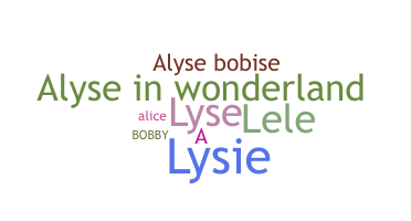 별명 - Alyse
