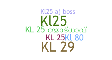 별명 - KL25
