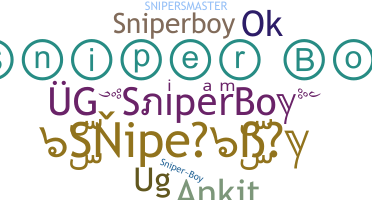 별명 - SniperBoy