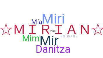 별명 - Mirian
