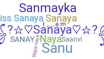 별명 - Sanaya