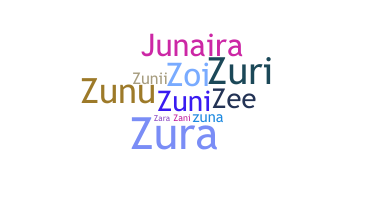 별명 - Zunaira