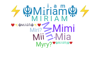 별명 - Miriam