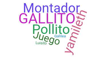 별명 - Gallito
