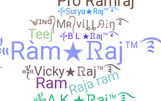 별명 - Ramraj