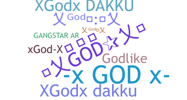 별명 - xGODx