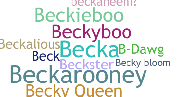별명 - Becky
