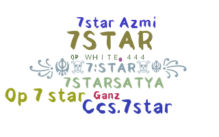 별명 - 7star