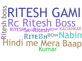 별명 - Riteshboss