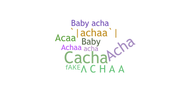 별명 - Achaa