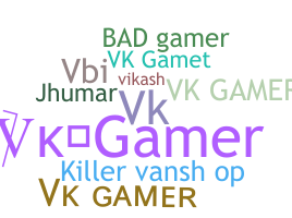 별명 - VKGAMER