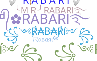 별명 - Rabari