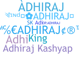 별명 - Adhiraj