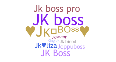 별명 - JkBoss