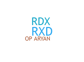 별명 - RDxAryan