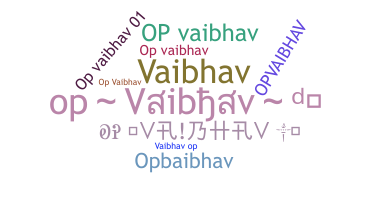 별명 - Opvaibhav