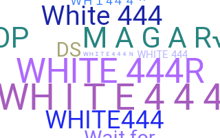 별명 - WHITE4444