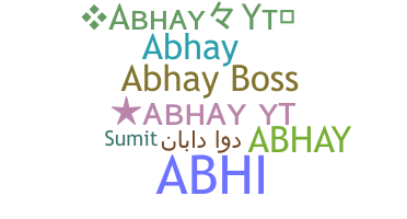 별명 - Abhayyt