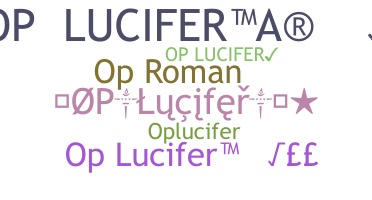 별명 - oPlucifer