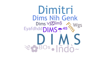 별명 - DimS