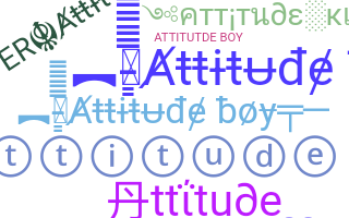 별명 - Attitudeboy