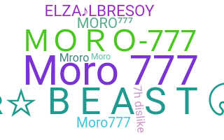 별명 - MORO777
