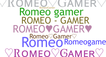 별명 - romeogamer