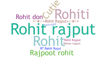 별명 - RohitRajput