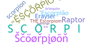 별명 - escorpion