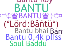 별명 - Bantu
