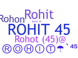 별명 - Rohit45