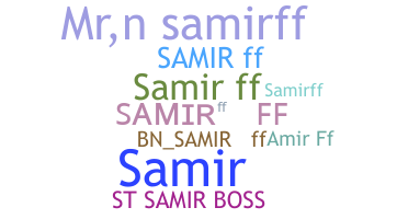 별명 - SAMIRFF